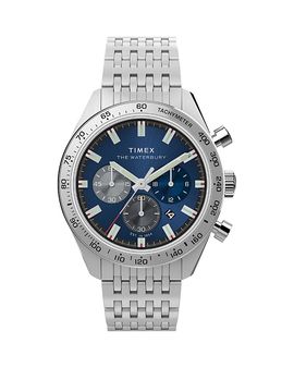 Timex Timex Waterbury Traditional Chronograph Stainless Steel Bracelet Watch, 41mm