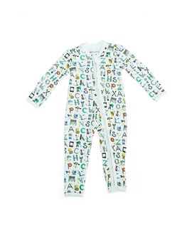 Timo & Violet Timo & Violet Unisex Nyc Alphabet Soup One-Piece