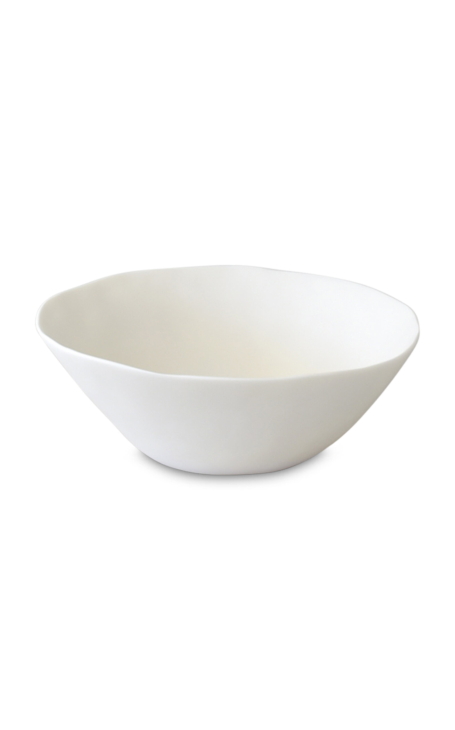 Tina Frey Designs Tina Frey Designs Sculpt Large Tapered Resin Bowl White