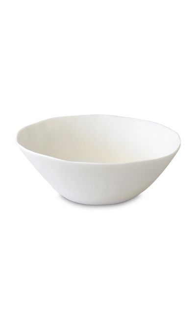 Tina Frey Designs Tina Frey Designs Sculpt Large Tapered Resin Bowl White
