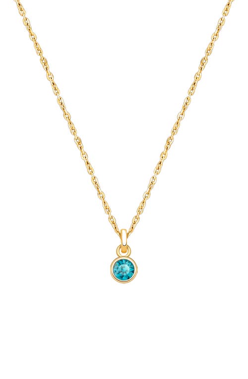 Tiny Blessings Tiny Blessings 14K Gold Birthstone 12-14" Necklace