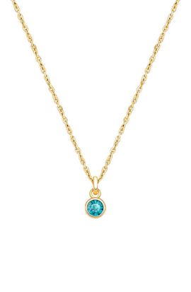 Tiny Blessings Tiny Blessings 14K Gold Birthstone 12-14" Necklace