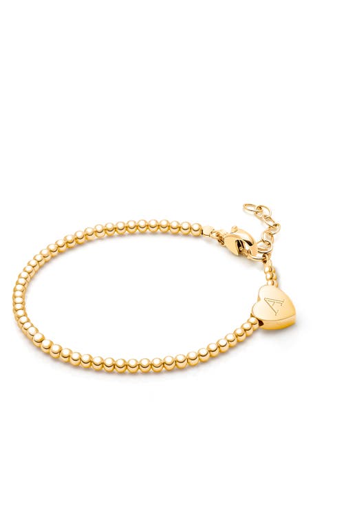 Tiny Blessings Tiny Blessings 14K Gold Dainty Heart & Engraved