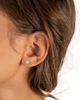 Tiny Blessings Tiny Blessings 14K Gold Dearest Heart Stud Screw Back Earrings - 2
