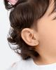 Tiny Blessings Tiny Blessings 14K Gold on Titanium 4mm Genuine Diamond Stud Screw Back Earrings - 2