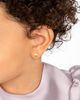 Tiny Blessings Tiny Blessings 14K Gold Ruffled Petals with Pearl Stud Screw Back Earrings - 2