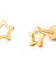 Tiny Blessings Tiny Blessings 14K on Titanium Dreaming Stars Stud Screw Back Earrings - 1
