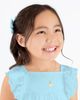 Tiny Blessings Tiny Blessings Girls' 14K Gold on Titanium Princess Cut Stud Earrings - 3