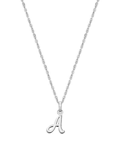 Tiny Blessings Tiny Blessings Girls' Sterling Silver Initial 13-14 Necklace