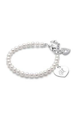 Tiny Blessings Tiny Blessings Sterling Silver 4mm Cultured Pearls & Engraved