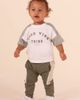 TINY TRIBE TINY TRIBE Colorblock Stretch Cotton Mesh T-Shirt - 2