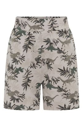 TINY TRIBE TINY TRIBE Kids' Dino Park Stretch Cotton Shorts