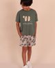 TINY TRIBE TINY TRIBE Kids' Dino Park Stretch Cotton Shorts - 4