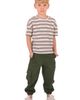 TINY TRIBE TINY TRIBE Kids' Striped Drop Shoulder Tee - 3