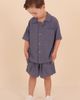 TINY TRIBE TINY TRIBE Kids' Textured Button-Up Shirt - 2