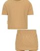 TINY TRIBE TINY TRIBE Stripe Rib Top & Shorts Set - 1