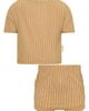 TINY TRIBE TINY TRIBE Stripe Rib Top & Shorts Set - 3