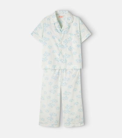 Tinycottons Tinycottons Blossoms floral cotton shirt and pants set