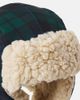 Tinycottons Tinycottons Checked teddy-trimmed aviator hat - 2