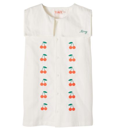 Tinycottons Tinycottons Cherries cotton twill dress