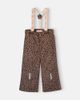 Tinycottons Tinycottons Leopard-print ski salopettes - 1