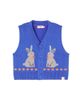 Tinycottons Tinycottons Rabbits cotton and wool sweater vest - 1