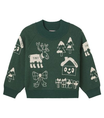 Tinycottons Tinycottons Tiny Town wool-blend sweater