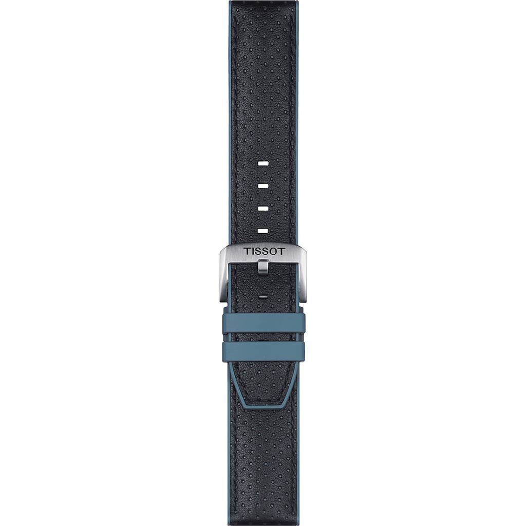 Tissot Tissot 22mm Color Tipped Leather Watchband