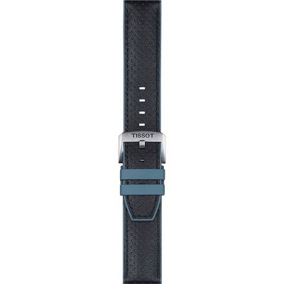 Tissot Tissot 22mm Color Tipped Leather Watchband
