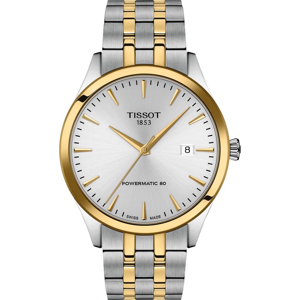 Tissot Tissot Classic Dream Powermatic 80 Two-Tone Bracelet Watch, 40mm
