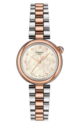Tissot Tissot Desir Mother-of-Pearl & Diamond Two-Tone Watch, 28mm
