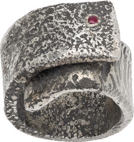 title of work title of work Fold Over Ruby Ring
