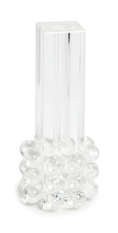 Tizo Design Tizo Design Crystal Glass Bubble Bud Vase Clear One