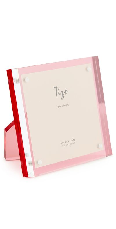 Tizo Design Tizo Design Lucite Frame 4x4 Pink One