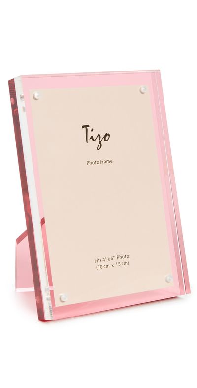 Tizo Design Tizo Design Lucite Frame 4x6 Pink One