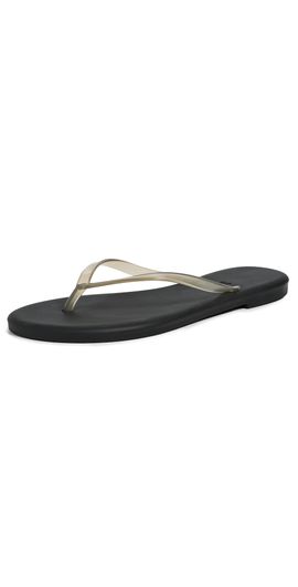 TKEES TKEES Aqua Jelly Flip Flops Onyx