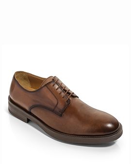 To Boot New York To Boot New York Men's The Dustin Brown Leather Plain Toe Lace-Up Oxford Shoe