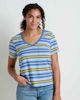 Toad & Co Toad & Co Women's Grom V-Neck Short Sleeve Shirt - 1