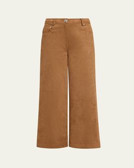 Toccin Blaire Cropped Wide-Leg Weekend Pants