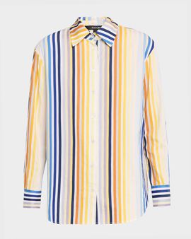 Toccin Brennan Striped Boyfriend Shirt