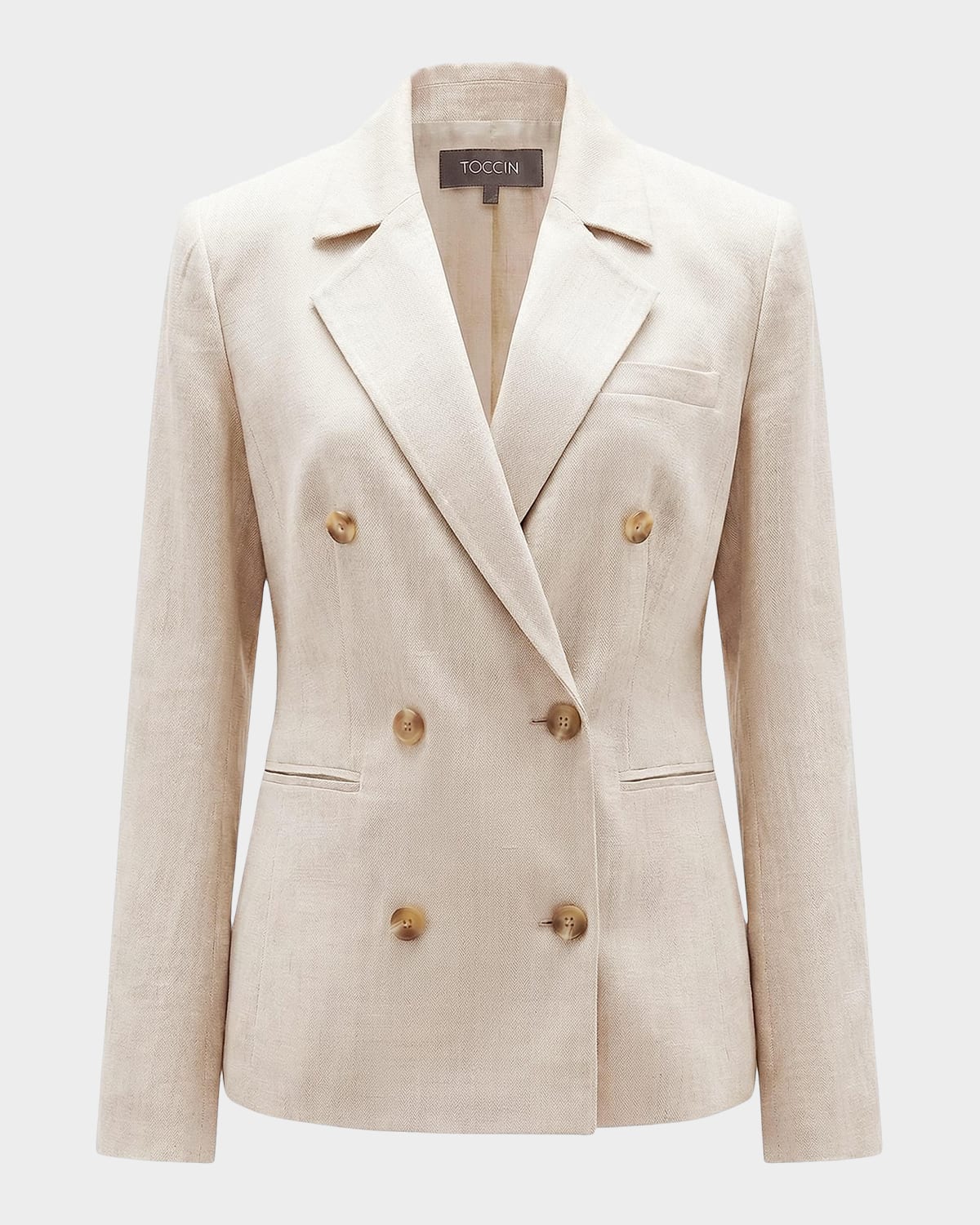 Toccin Jazmin Double-Breasted Blazer