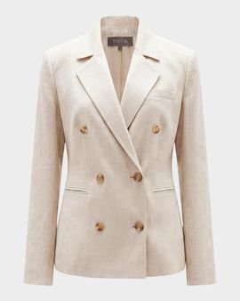 Toccin Jazmin Double-Breasted Blazer