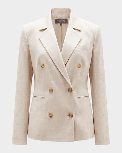Toccin Jazmin Double-Breasted Blazer