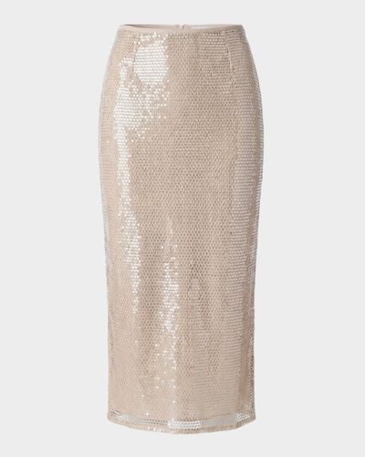 Toccin Leilani Sequined Pencil Skirt
