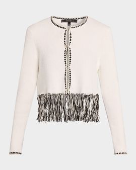 Toccin Monroe Fringe-Trim Cardigan