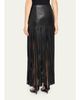Toccin Soren Fringed Faux Leather Mini Skirt - 3