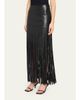 Toccin Soren Fringed Faux Leather Mini Skirt - 4