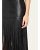 Toccin Soren Fringed Faux Leather Mini Skirt - 5