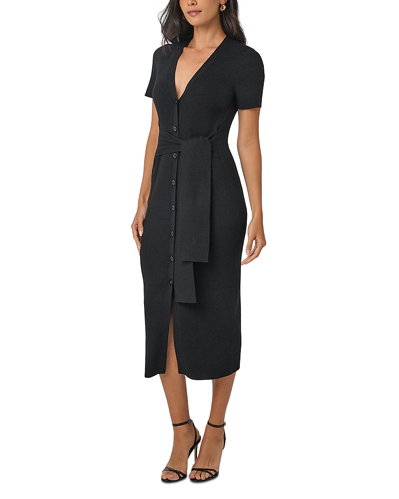 Toccin Toccin Agnes Tie Front Midi Dress
