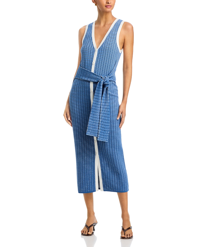 Toccin Toccin Bex Tie-Front Sleeveless Midi Dress